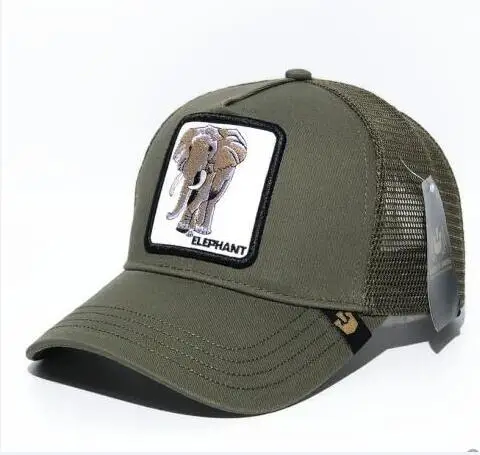 

new Goorin Baseball Cap Trucker Snapback Hat Adjustable New Animal Series embroidery ELEPHANT