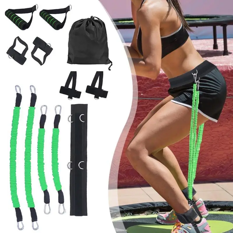 25LBC пояс для упражнений на тело для прыжков тренировки ног тенниса фитнес упражнений прыгающий тренажер Потяните веревку эластичные