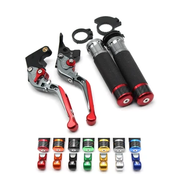 

For HONDA CB1300 CB1300S CB1100 CBF1000F Motorcycle Accessorie Folding Brake Clutch Levers & Throttle Handlebar Hand Grips