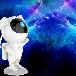 Projecteur de galaxie d'astronaute, lampe de Projection Laser étoilée Gypsophila pour enfants veilleuse cadeau décoration de la maison 