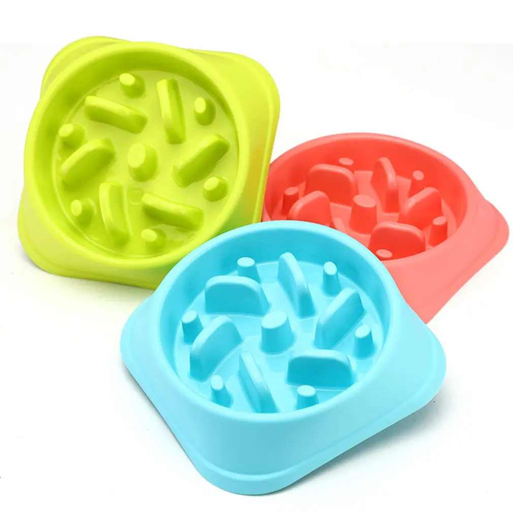 Slow Feeder Bowl Pet Slippery Anti-smashing Dog Bowl Flood Prevention Bowl Pet Bowl Pet Supplies Accessories