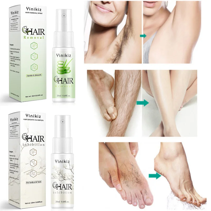Hair Removal Spray Inhibit Hair Growth Spray Skin Smooth Repair Essence Shrink Pores Dropshipping 2