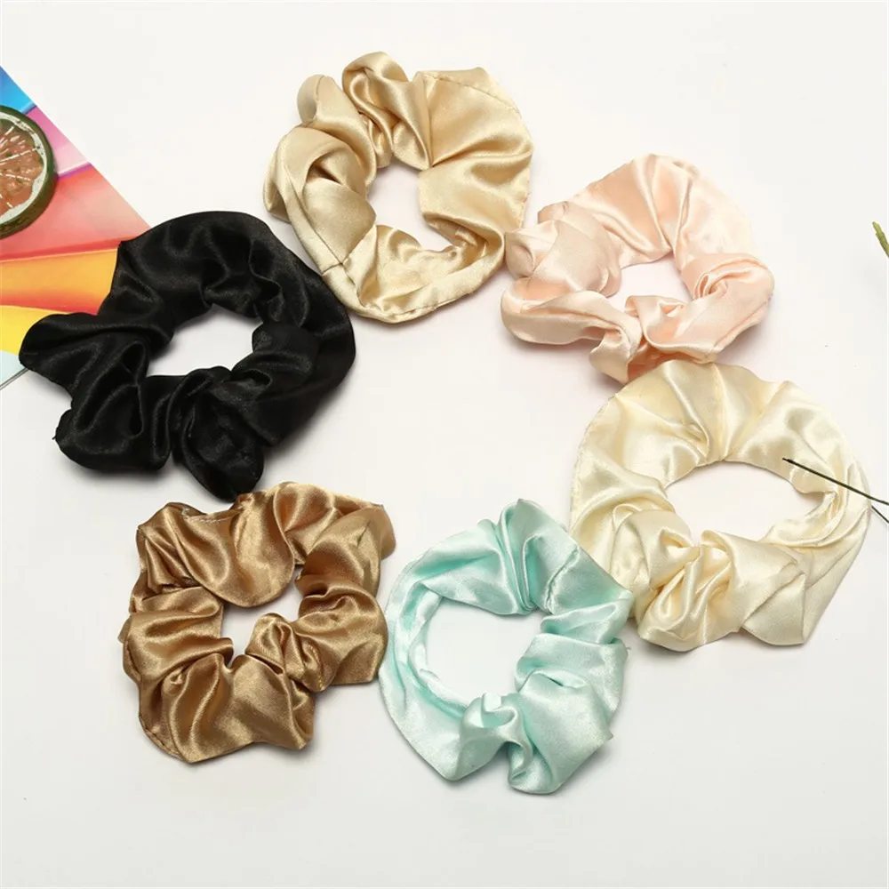 Модные женские повязки для волос кольцо эластичные чистый цвет Bobble спортивные танцевальные бархатные мягкие аксессуары для волос горячая распродажа# YL5