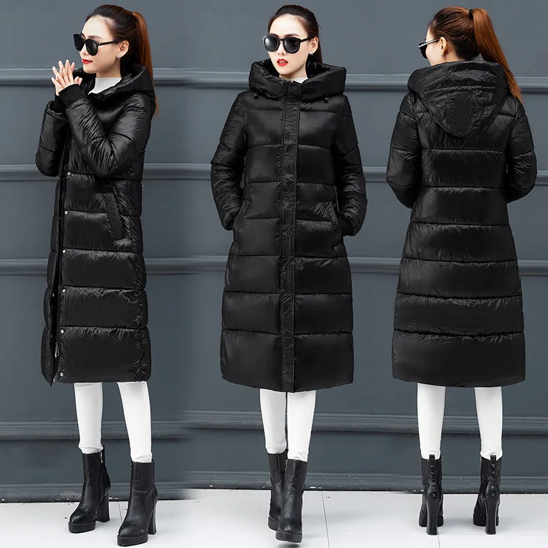 AliExpress хлопковая стеганая одежда для женщин зимняя новая стильная длинная теплая одежда для холодной защиты корейский стиль пуховик из хлопка
