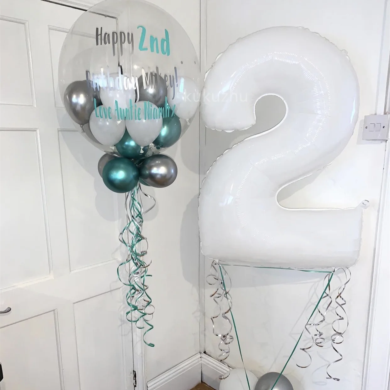 Palloncino A Forma Di Numero 6 In Lamina – 102 Cm – Per Compleanno E Matrimonio – Xevil - 2