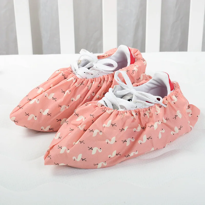 

Household Thickening Anti-slip Shoe's Mopping Cover PP Non-woven Cloth Dustproof Anti-static-Washing Multi-Times Use Booties