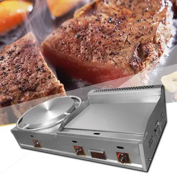 

Commercial Oven Pancake combination One machine Gas Miscellaneous grains Pancake oven Teppanyaki Hand cake Pancake fruit machine