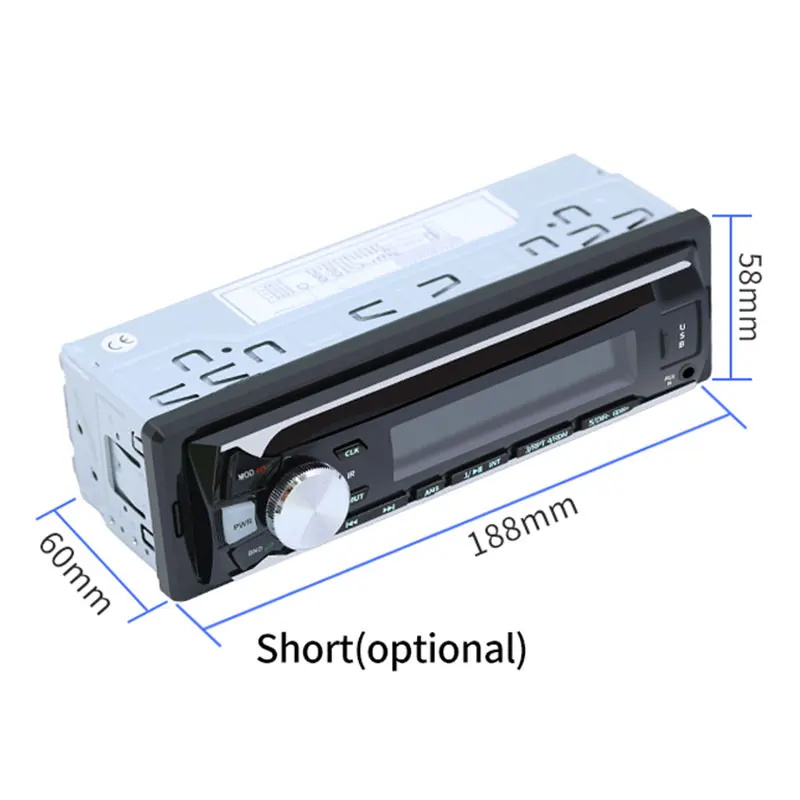 Универсальный Автомобильный MP3-плеер DC12V TF карта USB Fm Bluetooth авто Mp3 радио плеер для Беспроводное зарядное устройство