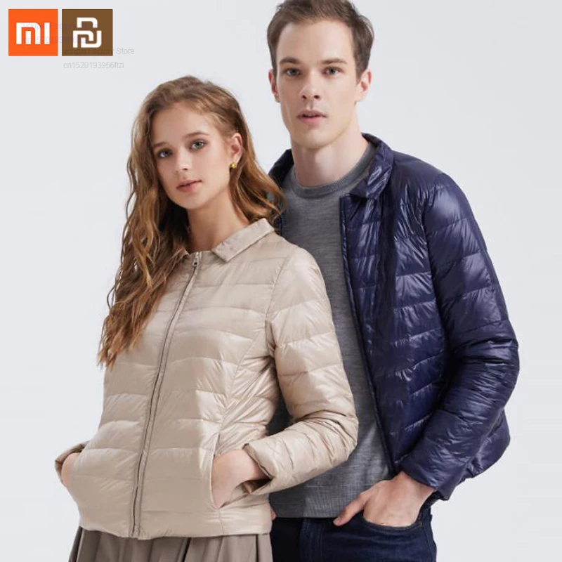

Xiaomi detachable shirt collar heating down jacket temperature control technology 90% white duck down smart fever down jacket