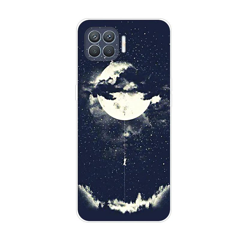 Cute Cartoon Shockproof Silicone Case - Soft TPU Back Cover for OPPO Reno Lite Series