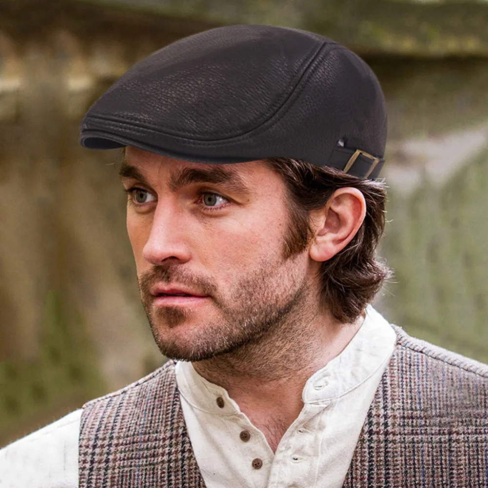 Beret Hat Flat Cap Men Hat Fashion Peak Blinder Hat Baker Boy Hat Cap Peak Newsboy Herringbone Hats Berret Femme#2O14