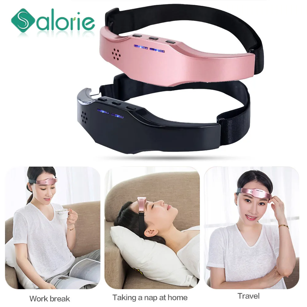 Electric Hypnosis Head Sleep Instrument Brain Stress Migraine Relief Massage Insomnia TSNS