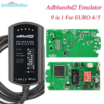 

10pcs AdBlue Emulator System Box 9 IN 1 For MB/MAN/Scania/Iveco/DAF/Volvo/Renault/Cummins/Ford Trucks AdBlue 9in1 Full Chip