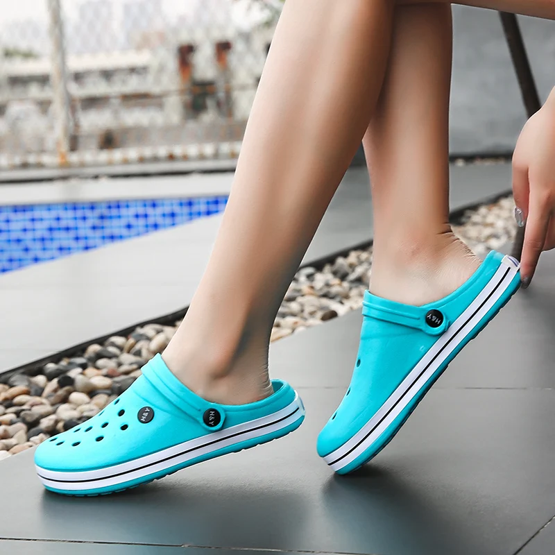 Оригинальные удобные женские классические сандалии; летняя обувь для пляжного отдыха; шлепанцы без шнуровки для сада и Max-5