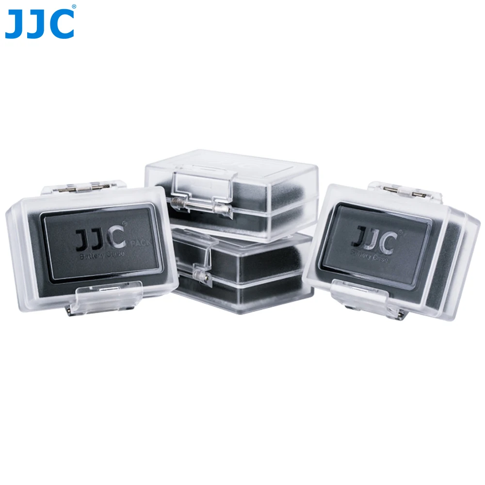 

JJC 4-Pack Water-resistant Camera Battery Case for Canon LP-E6N LP-E8 LP-E12 LP-E17 for Nikon EN-EL15 EN-EL14A for Sony NP-FZ100