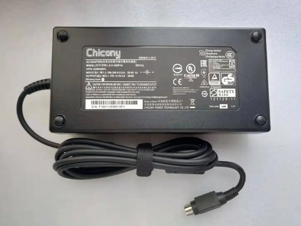 19V 10.5A 200W адаптер переменного тока A11-200P1A для samsung 700G7A NP700G7A NP700G7A-S02SG