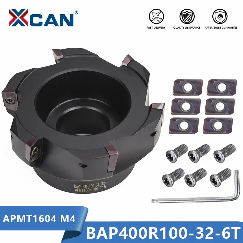 XCAN BAP400R100 32 6T твердосплавная вставка Зажимная фреза обрабатывающая плита