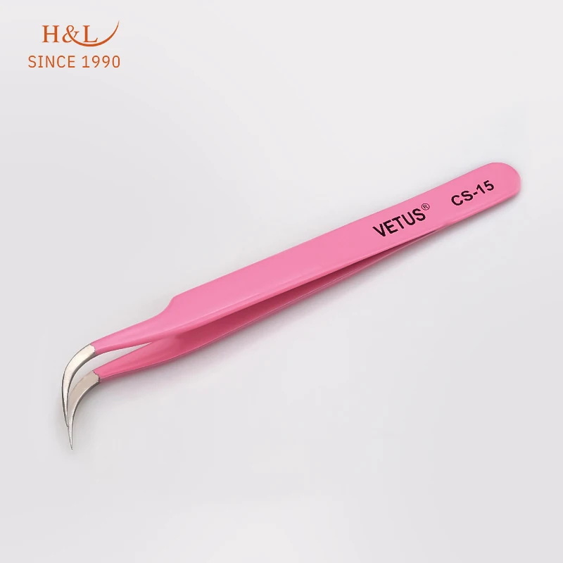 H&L SINCE 1990 High Quality professional for Lashes Eyelash Extension Tweezers Tweezers mix CS