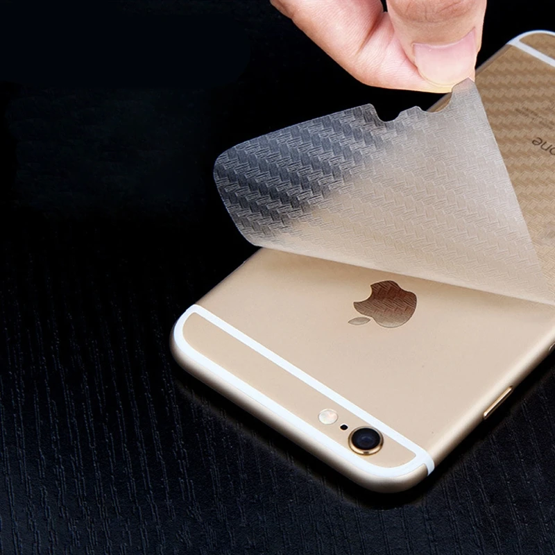 Задняя пленка из углеродного волокна наклейки для мобильных телефонов Apple iPhone 6 S 7