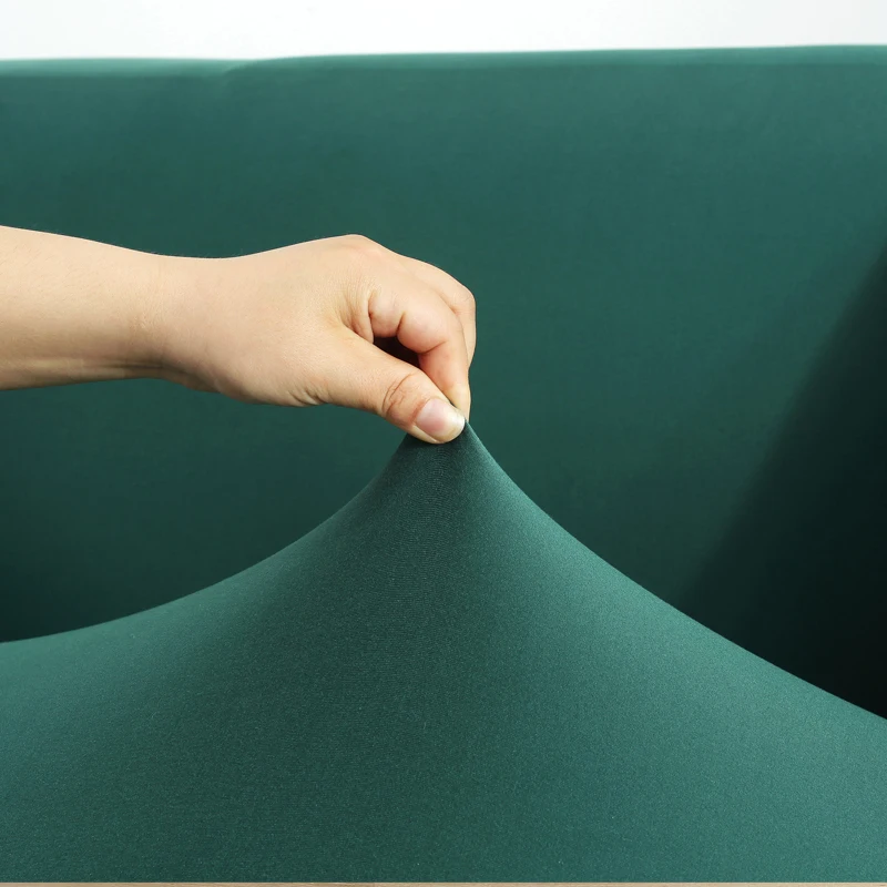 Elastic Sofa Covers Red/Green/Purple/Grey Stretch Couch Covers for Sofas Slipcovers 1/2/3/4 Seater Furniture Protector Cover 4