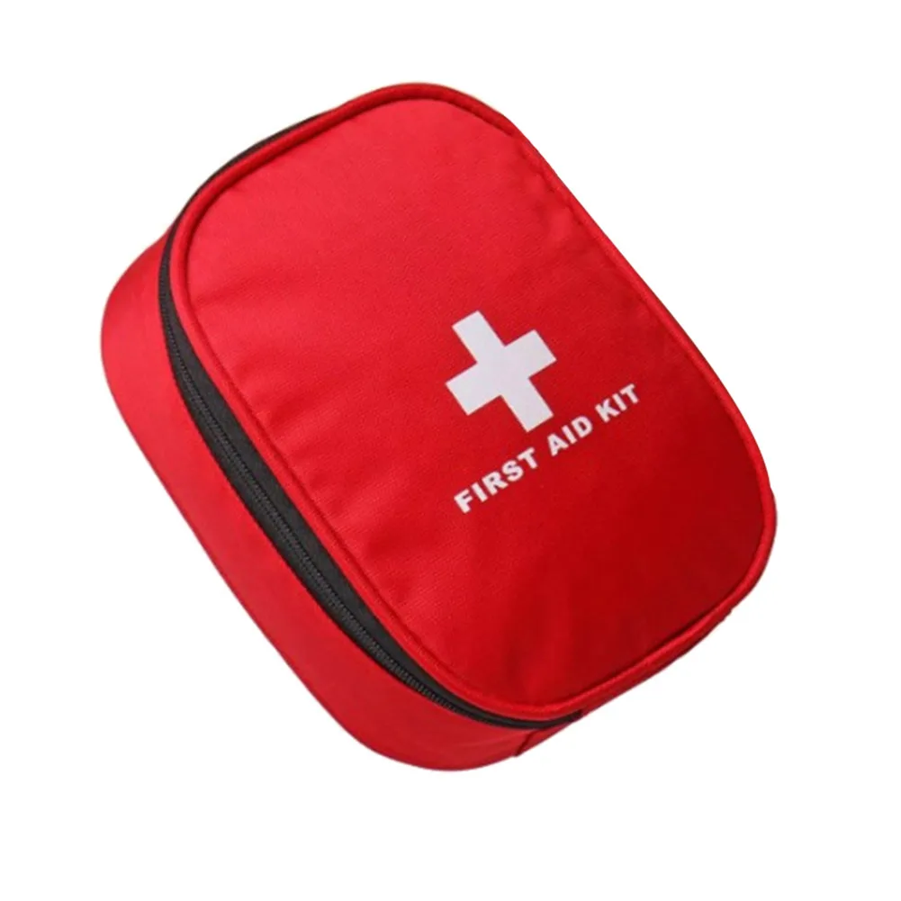 Bolsa médica de primeros auxilios para exteriores, caja de medicamentos para el hogar, Kit de supervivencia para el coche, estuche pequeño Oxford