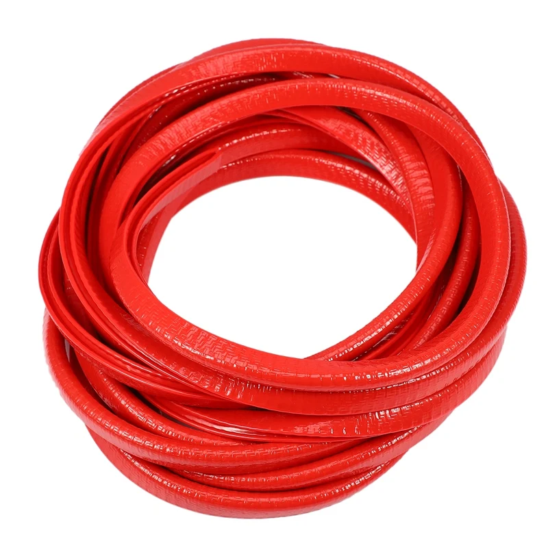 10M Car Door Edge Guard Scratch Strip with Ring Protector Anti Collision Rubber Sealing Trim Side Decorative Seal