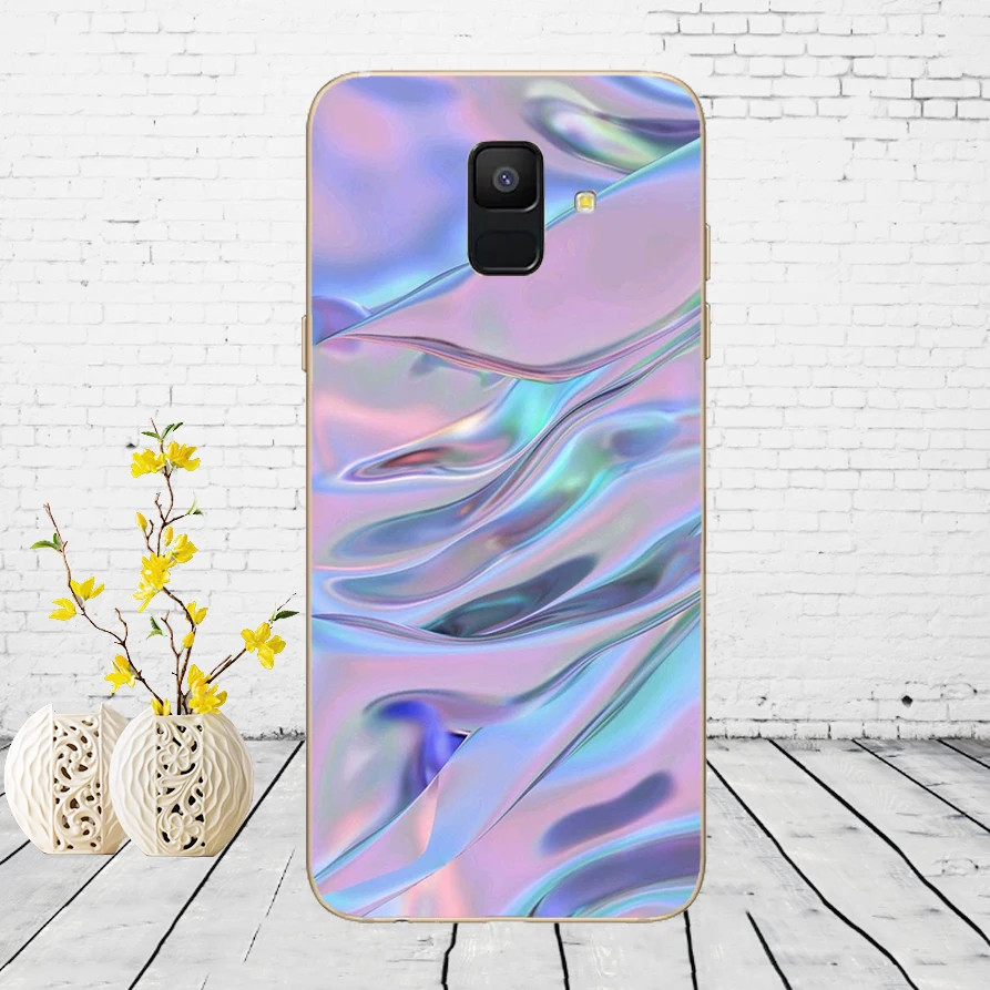 A48 Силиконовый чехол для телефона samsung Galaxy A6 Dual SIM SM A600 A600F мягкая ТПУ задняя крышка для samsung A6 Plus A605 A605F - Цвет: A48