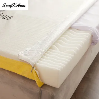 

SongKAum Washable Three-dimensional Mattress Toppers Thicken Memory Foam Keep warm Tatami Foldable Single double Home Mattress