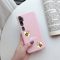 Silicone Soft TPU Bumper Phone Back Protector Cover for Mi Note 10 Pro (Pink)