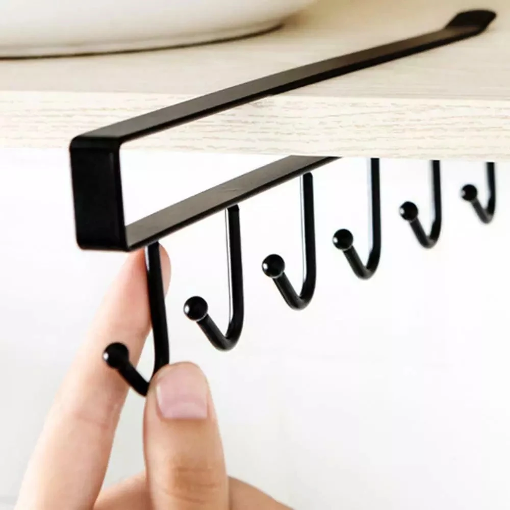 

Stronger Free Punching Storage Shelf Hanging Cap Paper Shelves Kitchen Iron Multifunctional Hanger 27.5X6.5cm 1 Piece