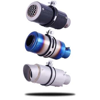 

Universal 36-51mm Motorcycle Exhaust Muffler Escape CBR125R 135LC BISON FZ150i FZ16 VIXION MT-25 TW200 VIXION WR250R WR250X