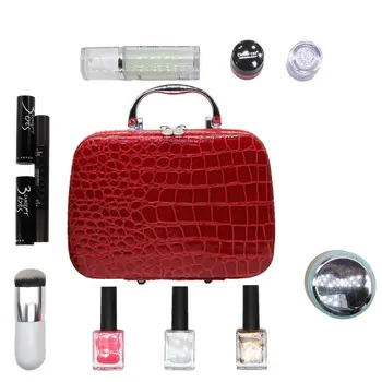 

Fashion professional portable cosmetic case portable cosmetic storage box cute stone pattern wash bag cosmetic case