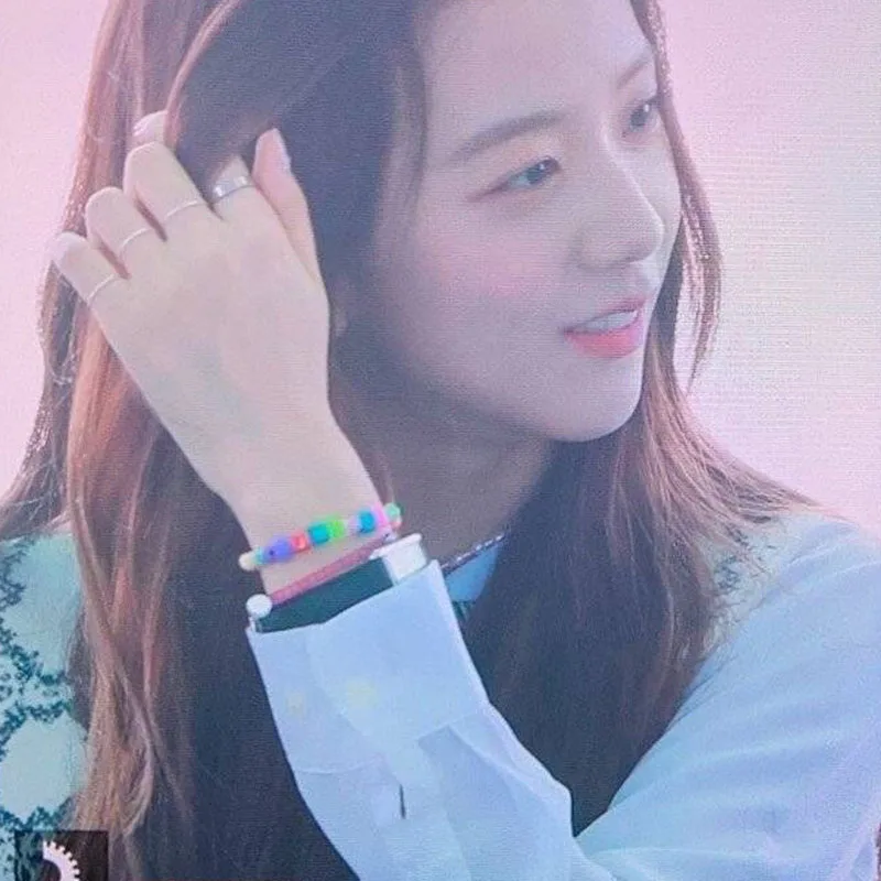 

BlackPink Colorful Bead Bracelets Black Pink Blink Bracelets KILL THIS LOVE jisoo jennie lisa rose Fans Collection LXX319