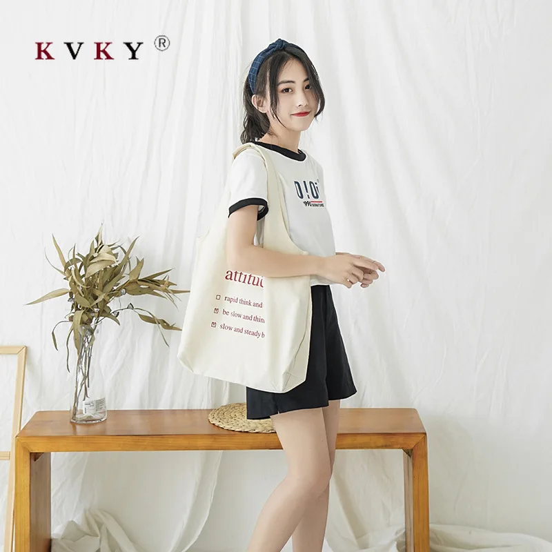 Женская модная Холщовая Сумка на плечо, большая Вместительная женская сумка-тоут, складные многоразовые сумки для покупок, тканевые сумки с тонким ремешком