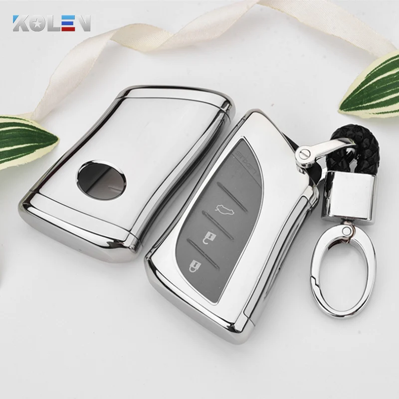 

Soft TPU+PC Car Remote Key Case Cover Holder For Lexus IS ES GS GX NX RX LX LC RC ES200 ES300H ES350 Accessories Shell