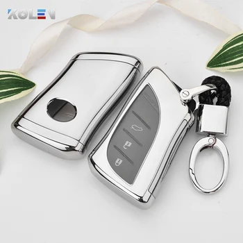 

Soft TPU+PC Car Remote Key Case Cover Holder For Lexus IS ES GS GX NX RX LX LC RC ES200 ES300H ES350 Accessories Shell