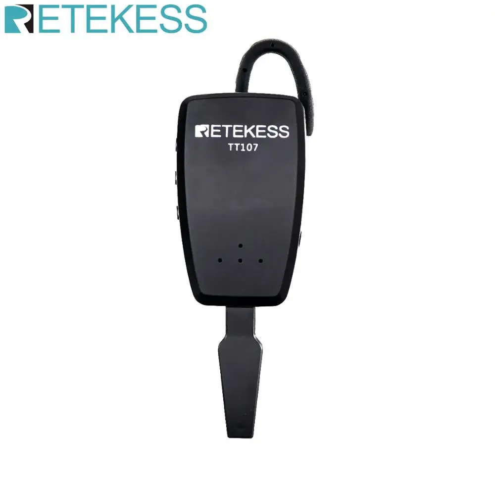 

Retekess TT107 UHF Professional Ears Hanging Wireless Transmitter Tour Guide System Traveling Museum Visit Conference