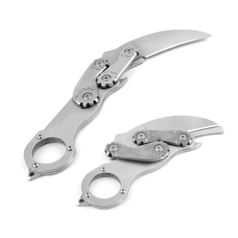 CS GO складной нож коготь 440C Лезвие Karambit для выживания тактические охотничьи