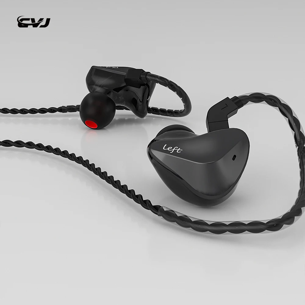 CVJ CSK 1DD 1BA Hybrid Earphones HiFi 