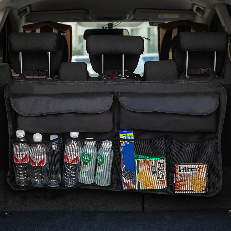 Автомобильная Задняя сумка для хранения на спинку сиденья многофункциональный автомобильный органайзер для багажника Авто Органайзер из Оксфорда держатель аксессуары для интерьера