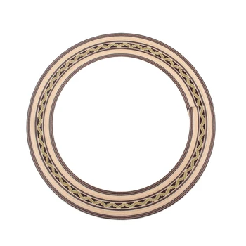 

Guitar Rosette Accessories Acoustic Guitar Sound Hole Soundhole Rosette Wooden Guitar Parts Accessories GXB05 (Brown)