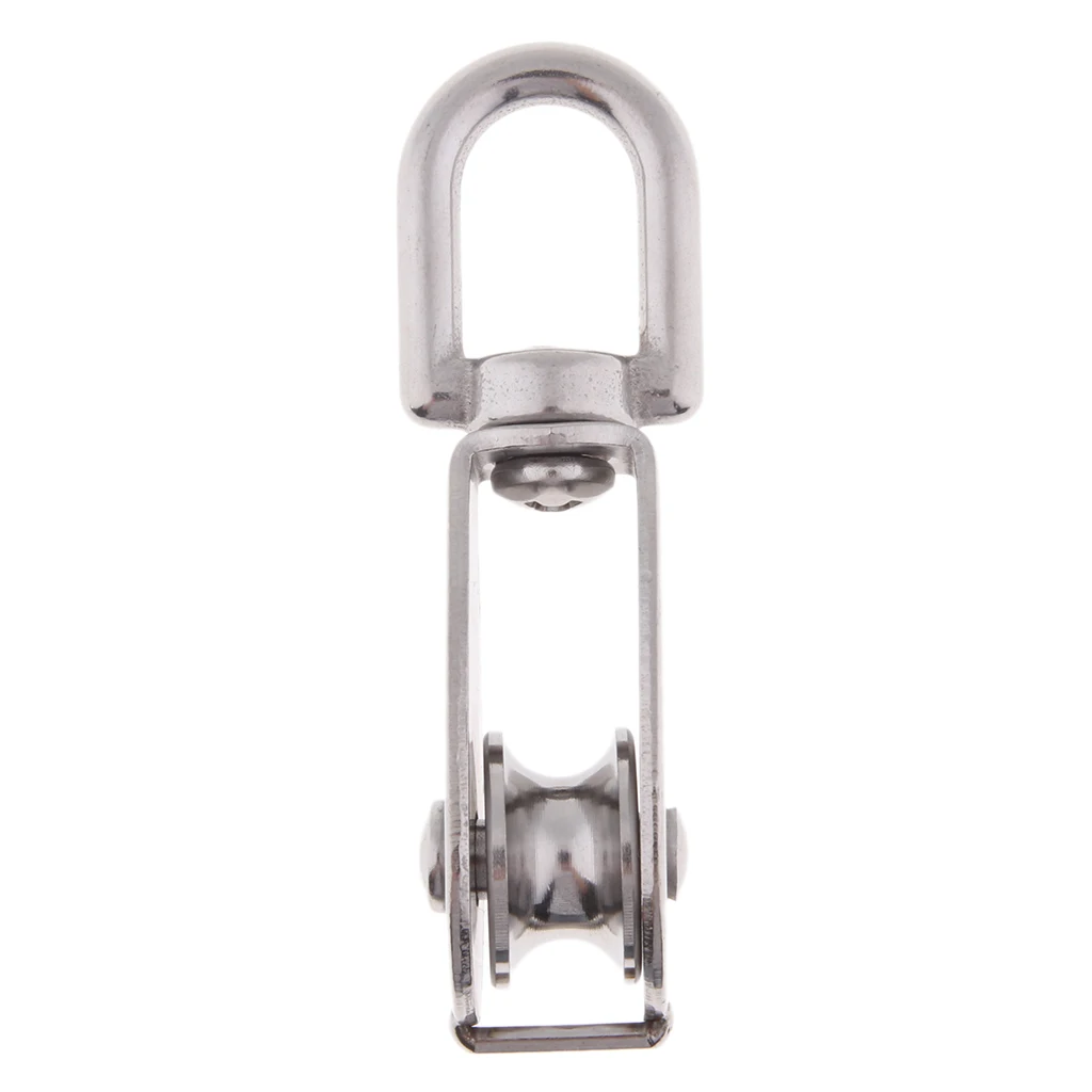 M20 and M25 Wire Rope Crane Lifting Lift Hanging Pulley Block Swivel Eye Single Pulley