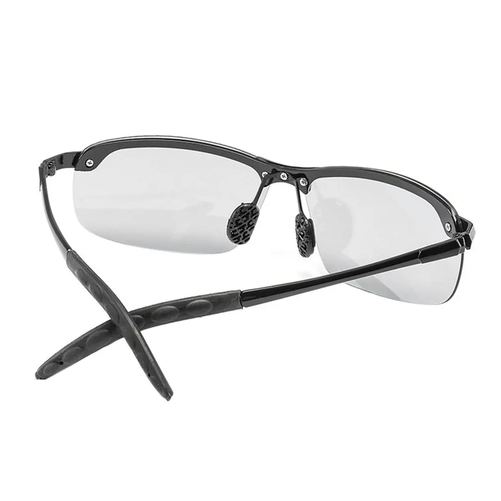 Классические водительские фотохромные солнцезащитные очки мужские Поляризованные Хамелеон обесцвечивание солнцезащитные очки для мужчин антибликовые очки 3043 - Цвет: Черный