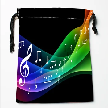 

Custom Music Note (1) Drawstring Bags Printing Fashion Travel Storage Mini Pouch Swim Hiking Toy Bag Size 18x22cm#20200611-26