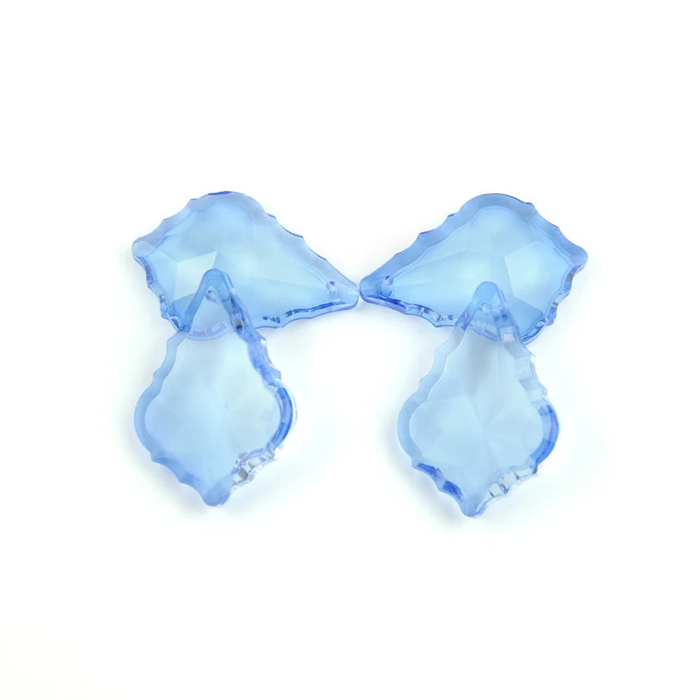 light sapphire 5 шт. кленовые листья Цвета Хрустальные подвесные люстры подвеска со стразами украшения дома и свадьбы DIY - Цвет: light sapphire