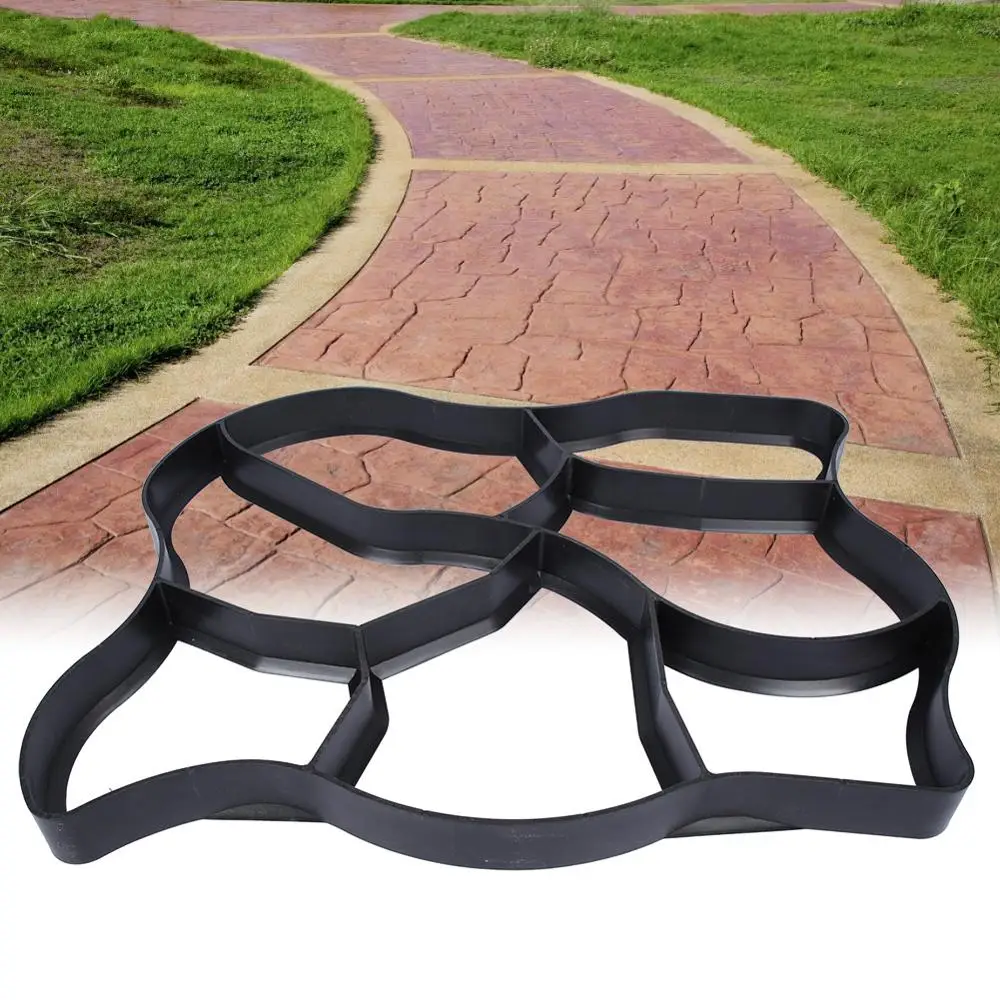 Садовая тротуарная пресс-форма садовая дорожка бетонная форма DIY многоразовая форма для бетонных кирпичей тротуарная плитка камень садовые инструменты