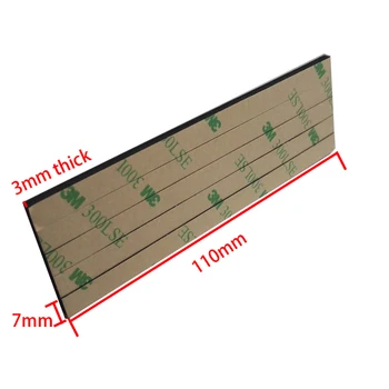 10pcs 110mmx7mmx3mm with 300LSE Double Sided Adhesive Foam Sticker Pads for Car Frame Photo, Daily Use 1