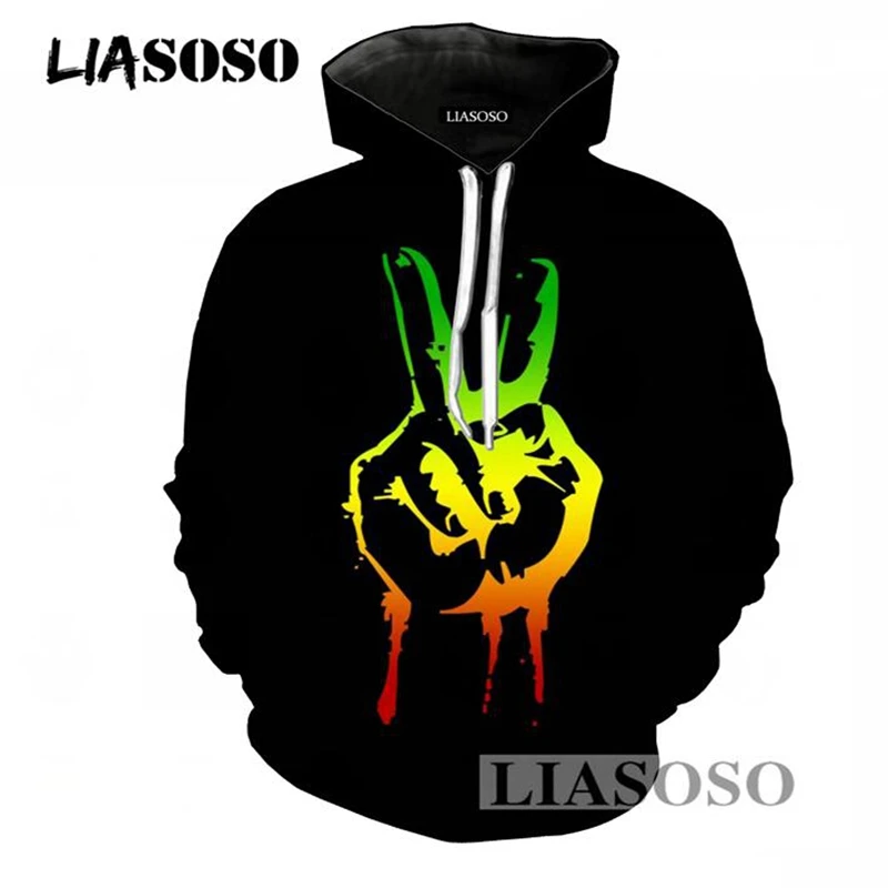 LIASOSO, осень, новинка, для мужчин и женщин, модные толстовки, 3D принт, дым, травка, толстовка с длинным рукавом, хип-хоп, спортивный топ, Harajuku, пуловер