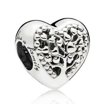 

Original Openwork Flourishing Love Hearts Tree Of Life Beads Fit 925 Sterling Silver Charm Bracelet Bangle Diy Jewelry