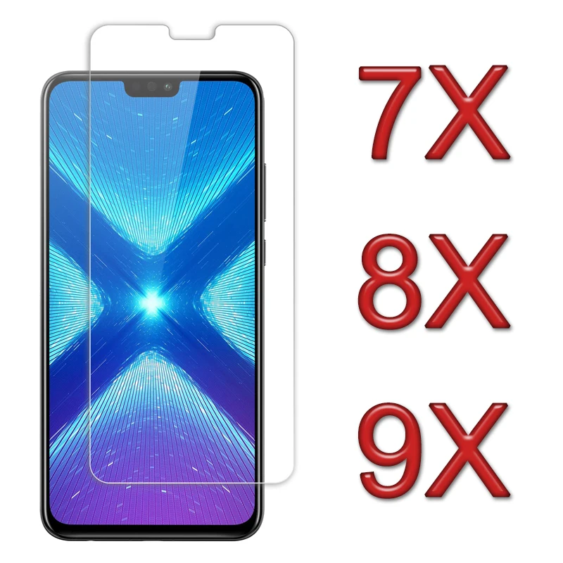 Защитное стекло 8 x для honor 7x 8x 9x Защита экрана Huawei honor7x 7 9 X X9 X8 X7 защитная пленка из
